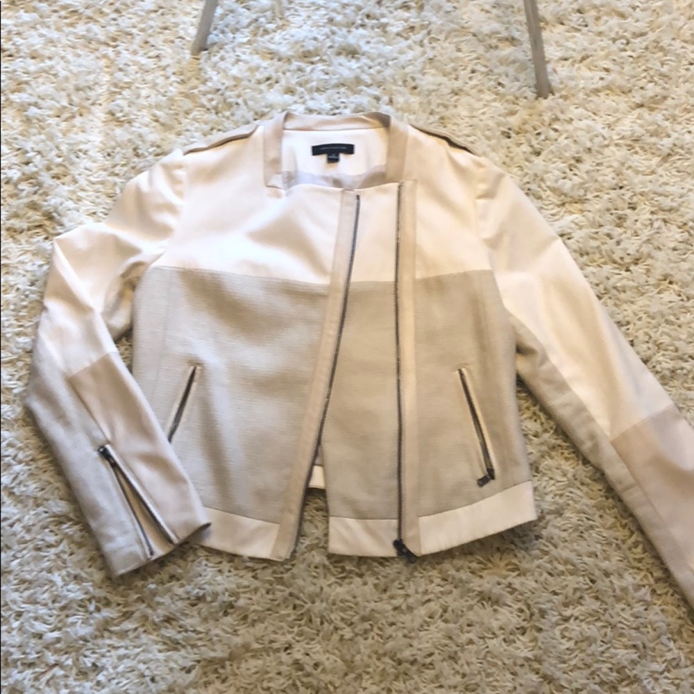 White Motorcycle Like Jacket